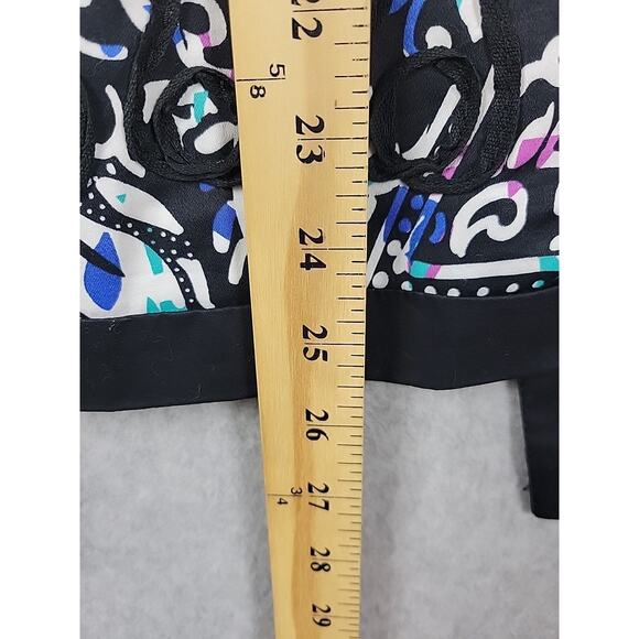 Trenz by Theresa Renz Colorful Raised Piping Open Front Jacket Women's Plus 1X - Picture 8 of 11